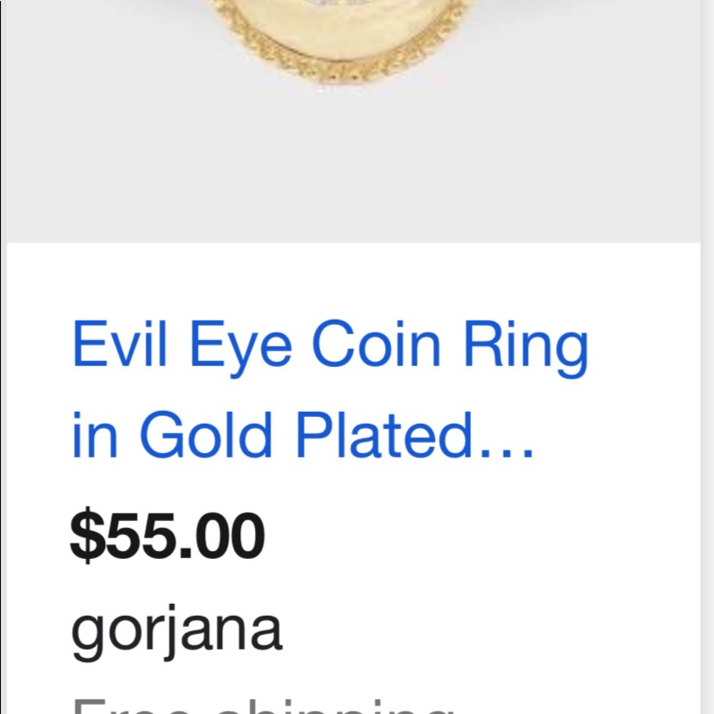Evil eye ring - Picture 2 of 2